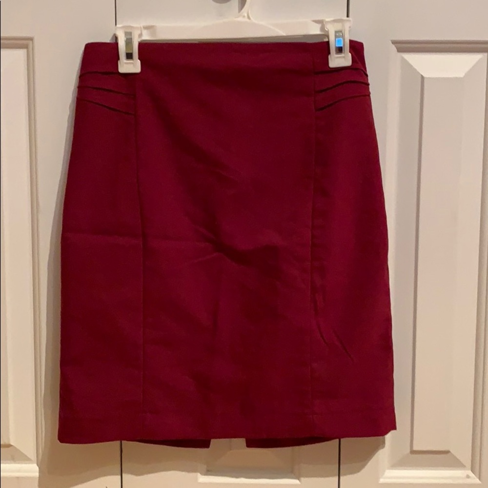 Burgundy Express skirt